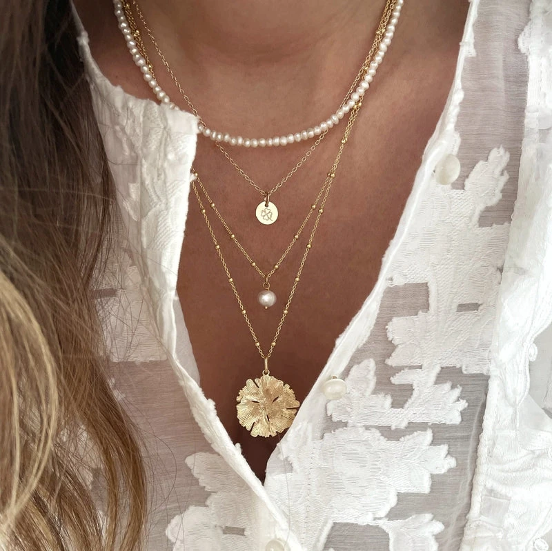 Collier "Harumi" Plaqué Or – Image 2