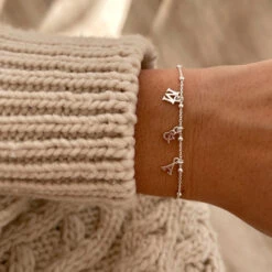 Bracelet "Initial" Argent