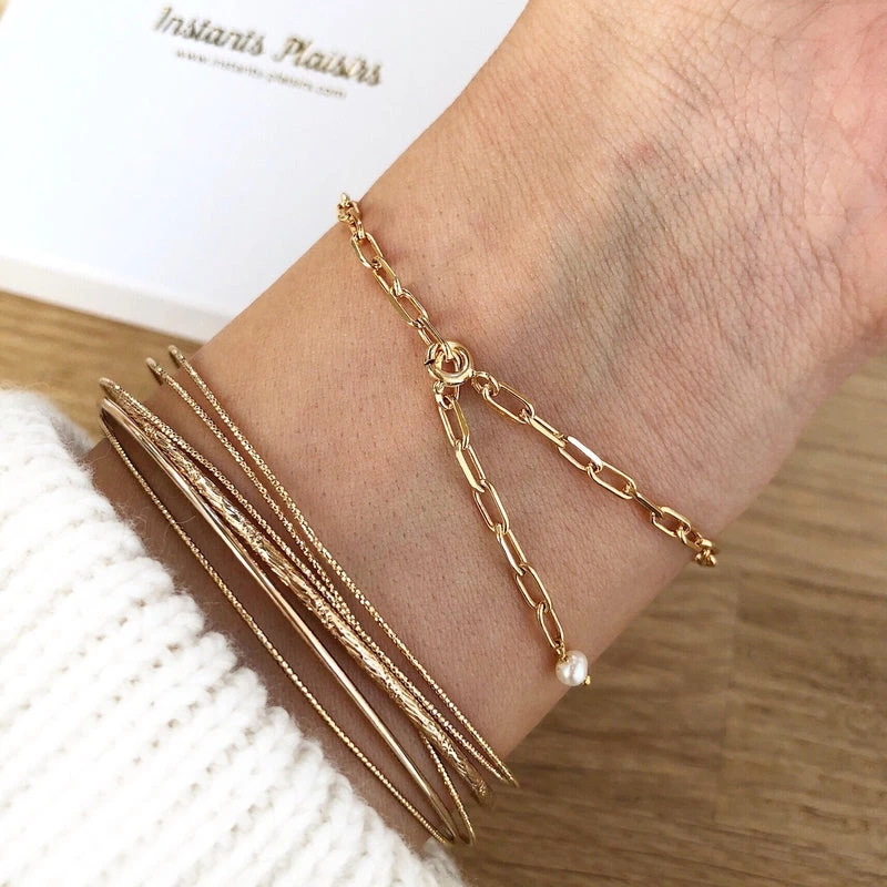 Bracelet "Olaf" Plaqué Or – Image 3