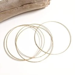 Jonc "Leila" Plaqué Or