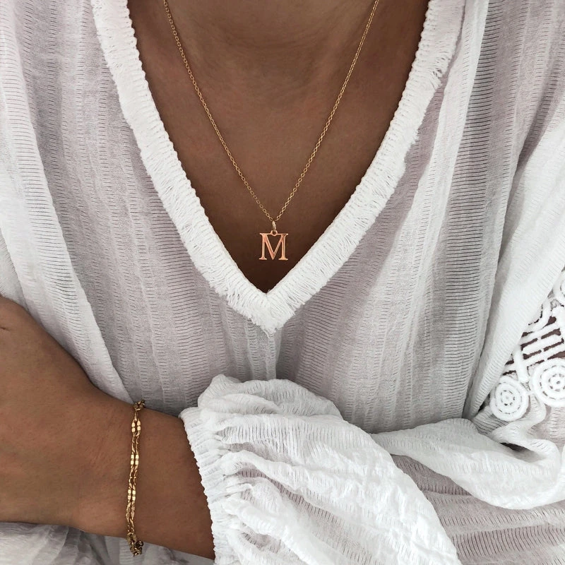 Collier "Alpha" Plaqué Or – Image 3