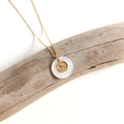 Collier "Astro Nacre" Plaqué Or