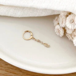 Mono Boucle "Judith" Plaqué Or