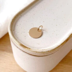 Pendentif "Médaille 1,5cm" Plaqué Or