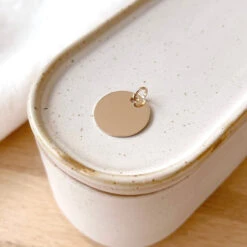 Pendentif "Médaille 2cm" Plaqué Or